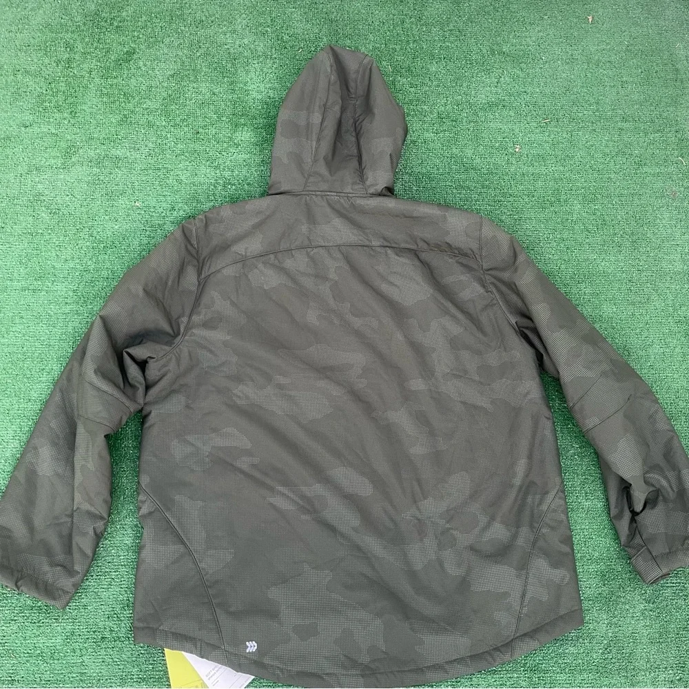 All In Motion Olive Green Men's Jacket with Faux Fur Inside Camo Print Size XXL - Picture 6 of 6